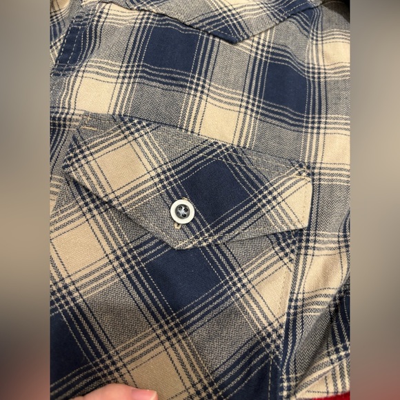 Wrangler Men’s Long Sleeve Flannel Size Large - Picture 4 of 7